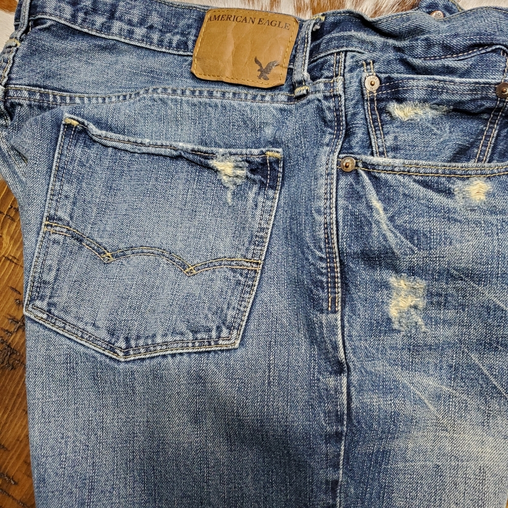 American Eagle Mens Straight Relaxed Jeans